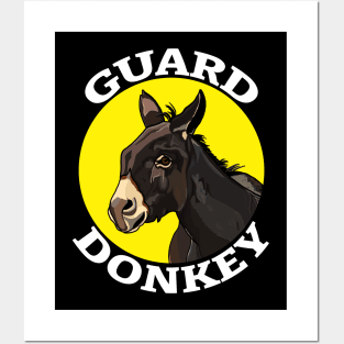 Guard Donkey Posters and Art